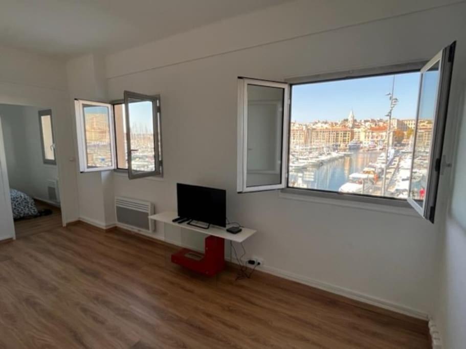 Appartamento T4 Marseille Vue Imprenable Sur Vieux Port Esterno foto