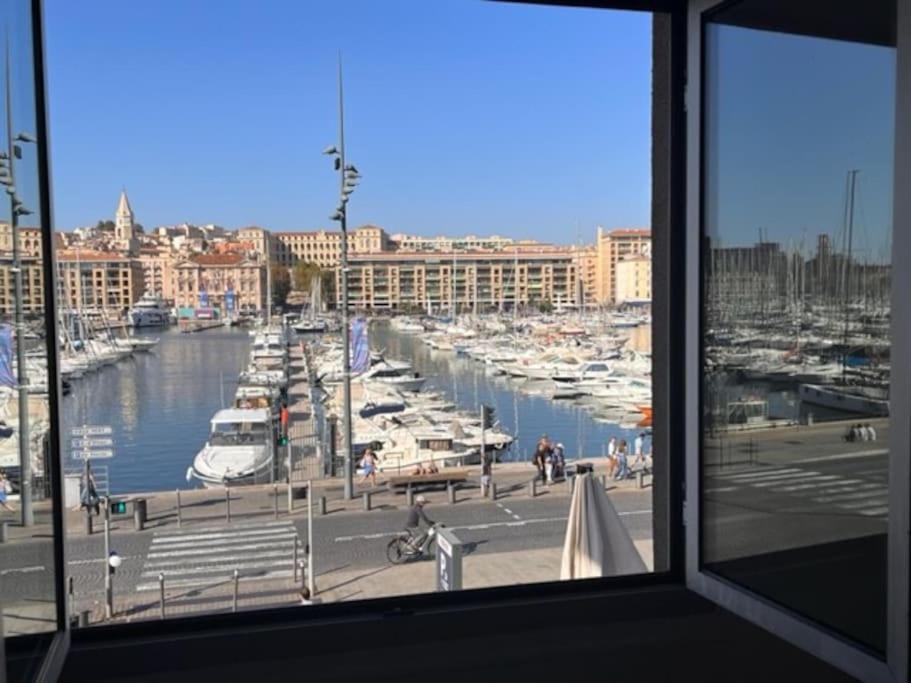 Appartamento T4 Marseille Vue Imprenable Sur Vieux Port Esterno foto