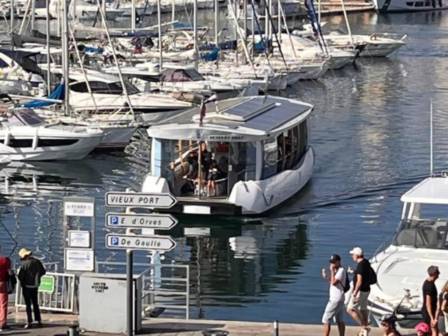 Appartamento T4 Marseille Vue Imprenable Sur Vieux Port Esterno foto